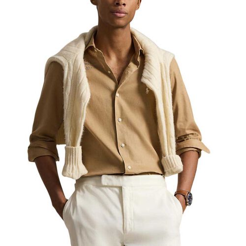 Polo Ralph Lauren Custom Fit Linen-Blend Shirt